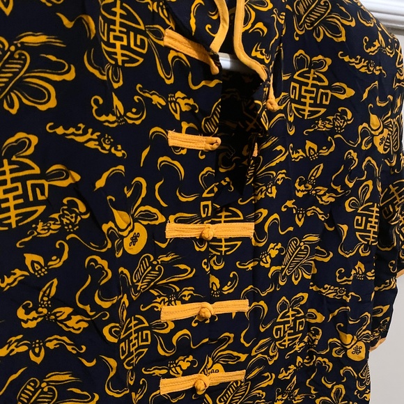 Men's SILK Shirt Vintage Coat Hanbok Top Traditional Chinese Clothing Tang Suit - Picture 3 of 4